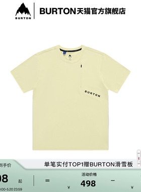 BURTON伯顿官方春夏户外系列男士QUICK-DRY短袖T恤经典圆领925221