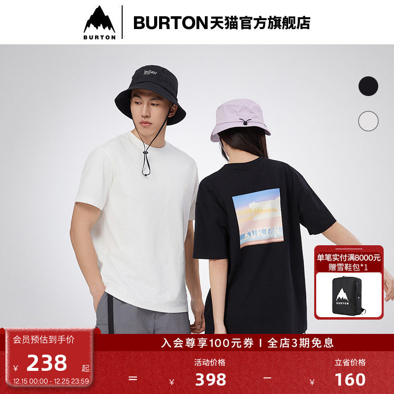 BURTON伯顿官方男女短袖T恤