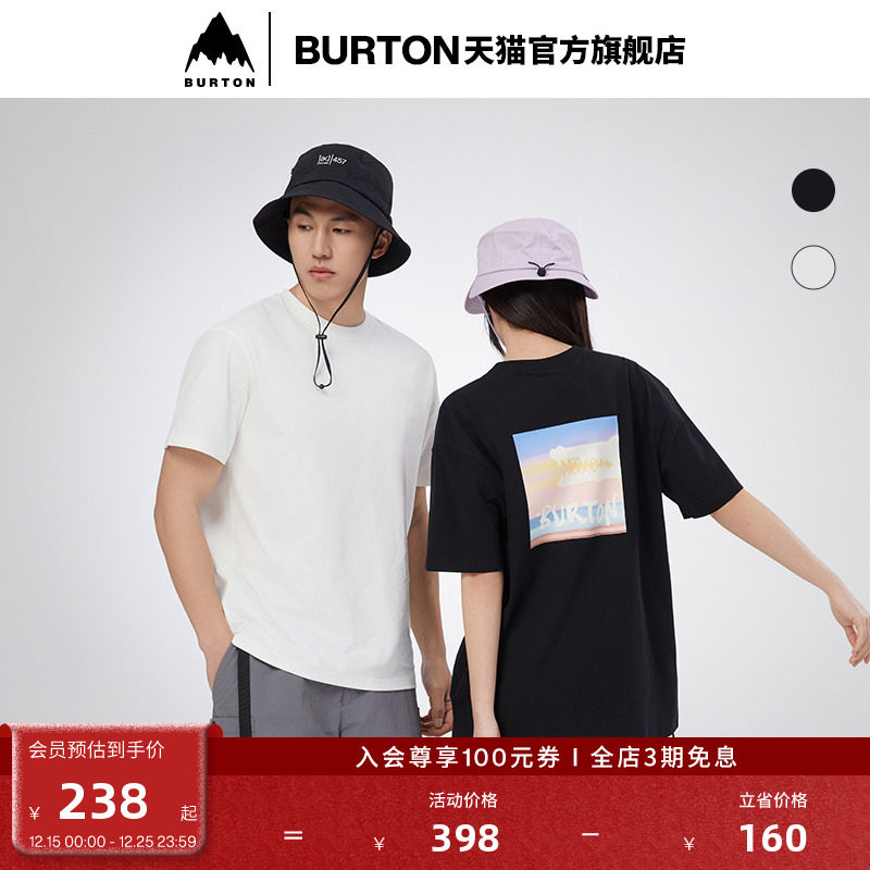 BURTON伯顿官方男女短袖T恤