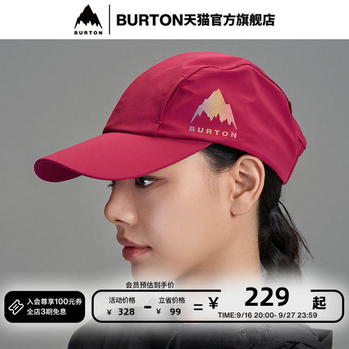 BURTON伯顿官方男女鸭舌帽