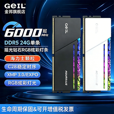 GEIL金邦DDR5C28内存条单条