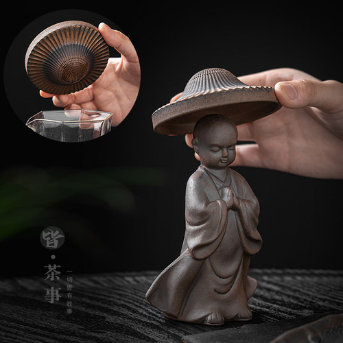 创意茶漏茶叶过滤器茶道茶宠