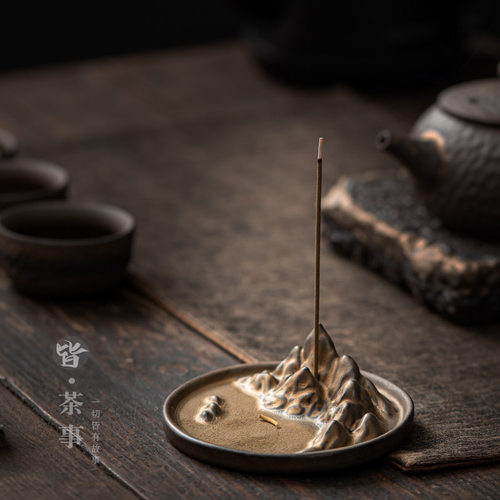 金山香炉线香插香座檀香倒流香台