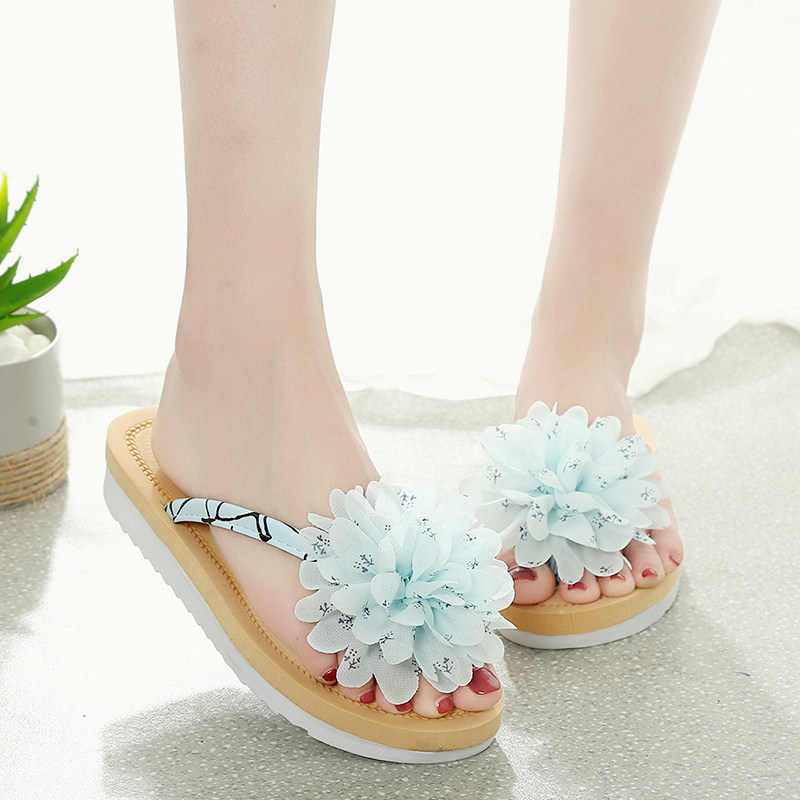 2020新款拖鞋女夏季人字拖防滑夾趾韓版平底花朵學生外穿涼拖女鞋在類目 女鞋, 拖鞋, 人字拖中 - 來自Buy2taobao.com提供專業的淘寶代購服務