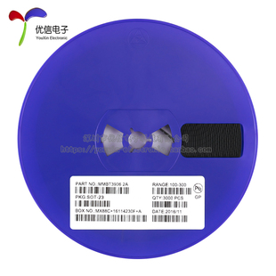贴片 MMBT3906 2N3906 100MA 三极管 SOT-23(20只)