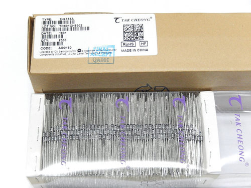 1N4733A 稳压二极管原装ON 德昌TC 一盒2000支 整盒价