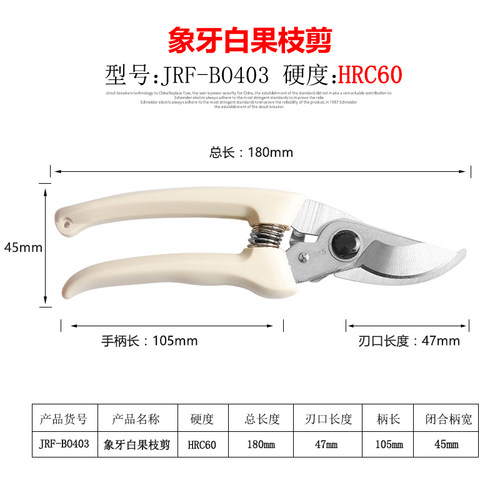 精锐锋 修剪树枝修枝剪修花木园林工具园艺剪刀果树剪子粗枝剪花