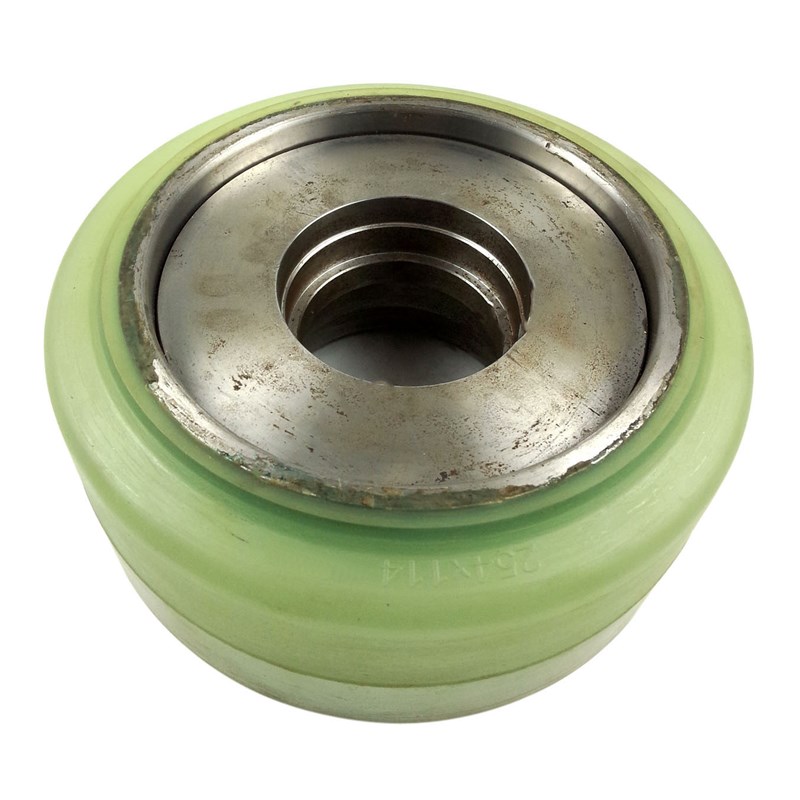 电动叉车轮胎力至优TCM小松前移式叉车前轮承载承重轮254X114-169