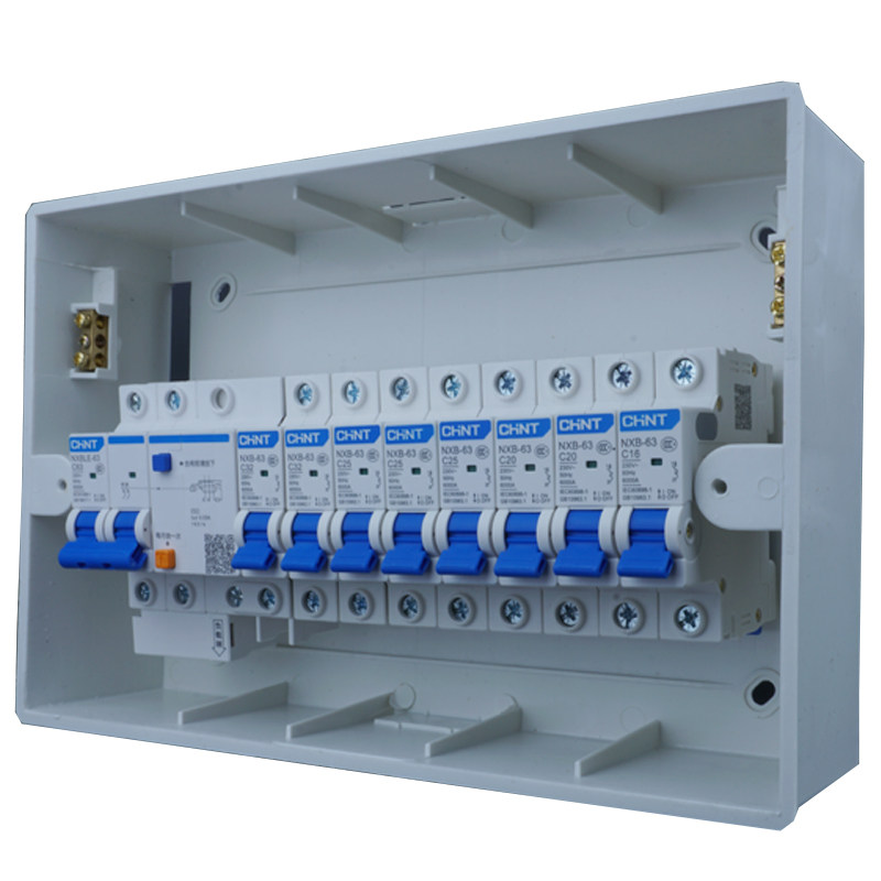 塑料明装暗装9家用10位 12回路室内照明配电箱强电空气开关盒pz30
