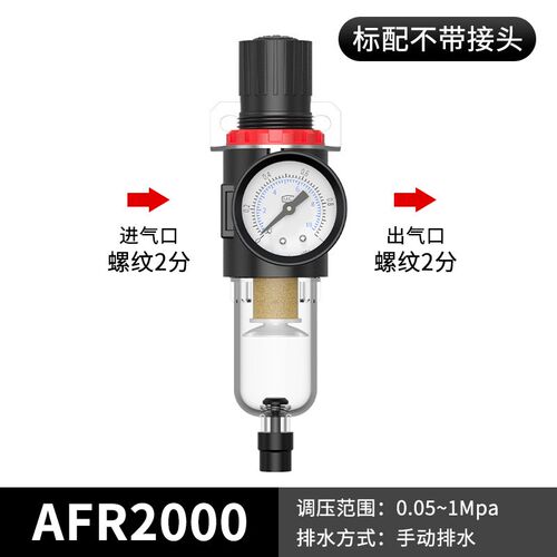 AFC2000气源处理器AFR空压机油水分离器空气过滤器AR气压调压阀