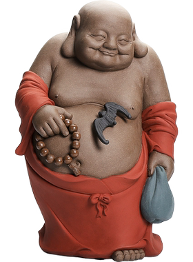 陶瓷招财大肚弥勒佛笑佛禅意摆件