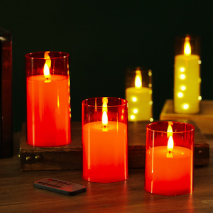 led电子蜡烛圣诞仿真电子蜡烛灯音乐会布置创意婚庆礼道具小夜灯