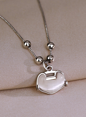 恋约女平安锁项链时尚锁骨链