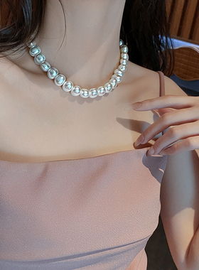 恋约女珍珠项链高级感