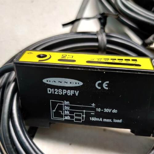 美国BANNER邦纳D12SP6FP D12SP6FPY D12SP6FPHQ光纤放大器传询价