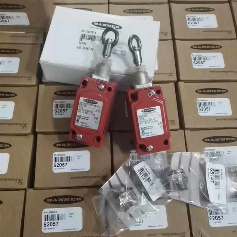 美国BANNER邦纳RP-LM40D-6 安全拉绳开关全新原装进口62057询价