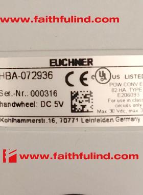 Euchner 072936 安士能全新安全模块 HBA-072936 072828询价