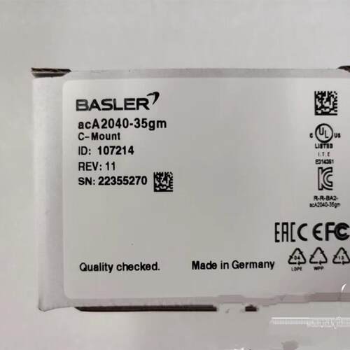 工业相机型号acA2040-35gm/gc质保一年询价