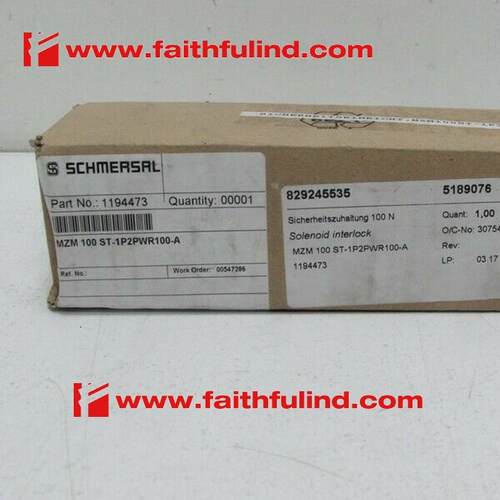 Schmersal 101194473 施迈赛全新安全开关 MZM100ST-1P2PWR10询价