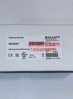 BALLUFF巴鲁夫压力感测器 BSP00WF BSP V002-KV004-D06S1A-S4询价