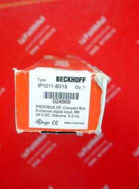 Beckhoff IP1011-B318 倍福全新8位数字量输入模块 Profibus 询价