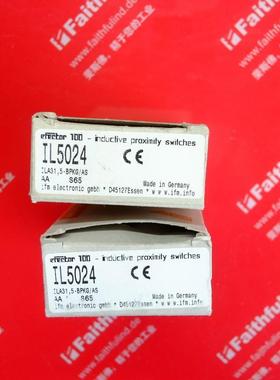 IFM IL5024 易福门全新电感式接近开关 ILA31.5-BPKG/AS询价