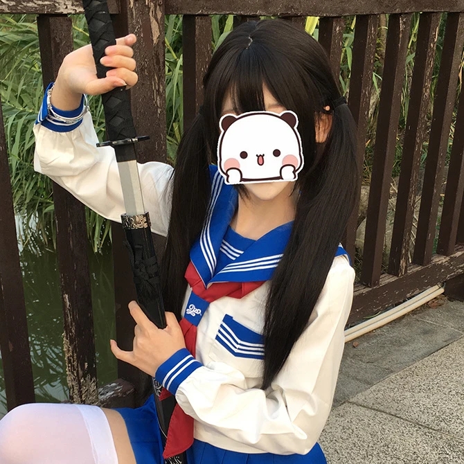原创正版基础宝蓝日系蓝三本jk