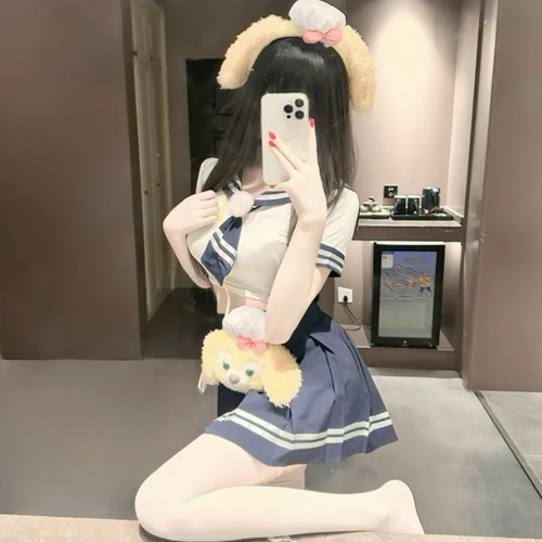 学院风甜酷辣妹制服套装