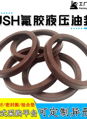 耐高温 USH 40*50*6/45*56*7/45*55*6/50*60*6/53*63*6 氟胶U型圈