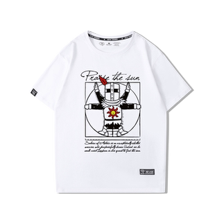 黑魂洋葱太阳骑士t恤黑暗之魂3周边索拉尔赞美太阳纯棉短袖半袖男