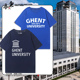 男女夏季 UGent根特大学Ghent University留学纪念短袖 聚会纯棉T恤