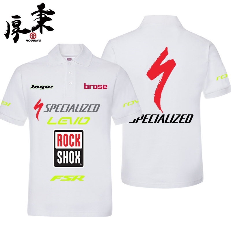 LIGHTNING DEMO8 MOUNTAIN BIKE ENDURO DOWNHILL RIDING LAPEL POLO SHIRT T-SHIRT HOBBY SHORT-SLEEVED CLOTHES MEN