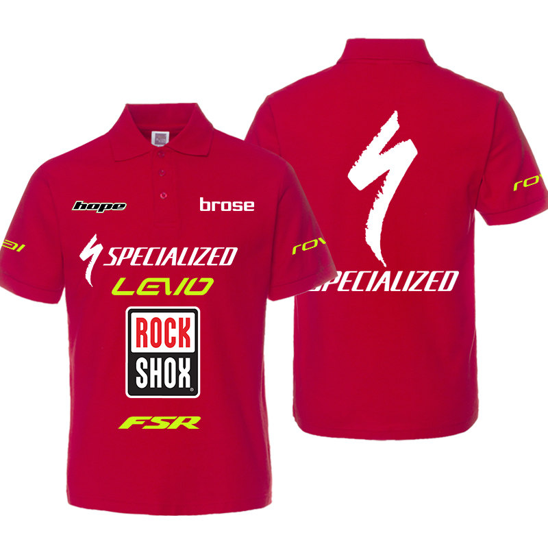 LIGHTNING DEMO8 MOUNTAIN BIKE ENDURO DOWNHILL RIDING LAPEL POLO SHIRT T-SHIRT HOBBY SHORT-SLEEVED CLOTHES MEN