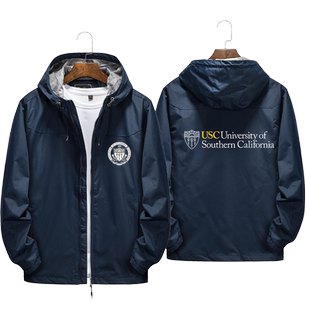 USA美国南加州大学外套工装夹克男外套名校秋冬季防风校服上衣服