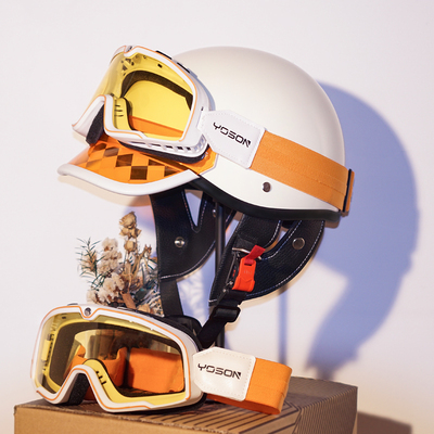 夏季通用半盔女士安全性拉满