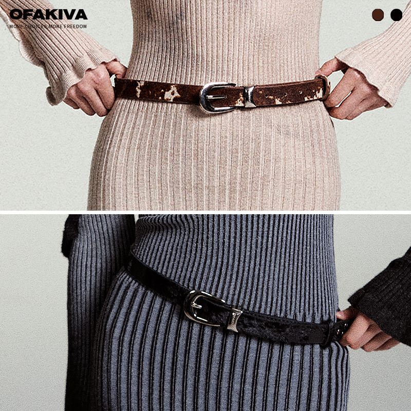 OfAkiva“肆意双性”马毛皮带