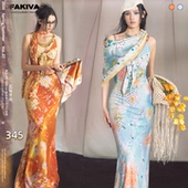 V领系带拼接包臀裙 度假风印花吊带连衣裙女夏季 OfAkiva 兰波