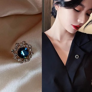 精致星星固定衣服水钻免缝暗扣 迷你防走光扣子领口低补救胸针夏季
