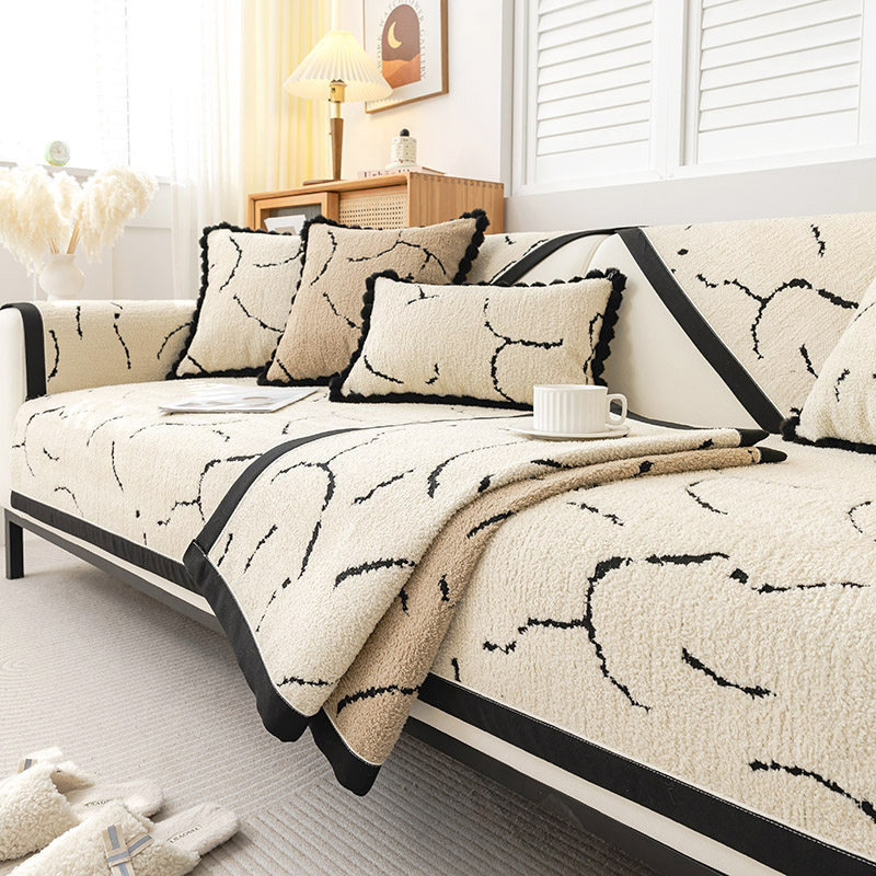 轻奢高级感沙发垫四季通用设计师推荐款加厚防滑沙发坐垫套罩盖巾,居家布艺,沙发垫,淘宝优惠券,粉丝福利购,淘宝优惠卷