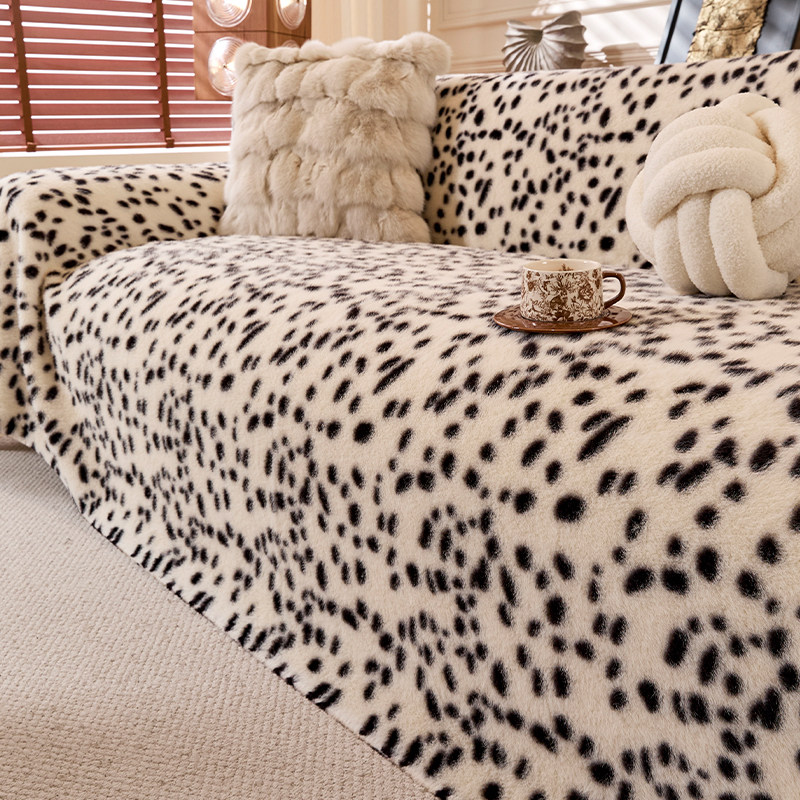 冬季新品保暖毛绒沙发盖布沙发垫豹纹沙发巾全盖沙发套罩盖毯垫子,居家布艺,沙发垫,淘宝优惠券,粉丝福利购,淘宝优惠卷