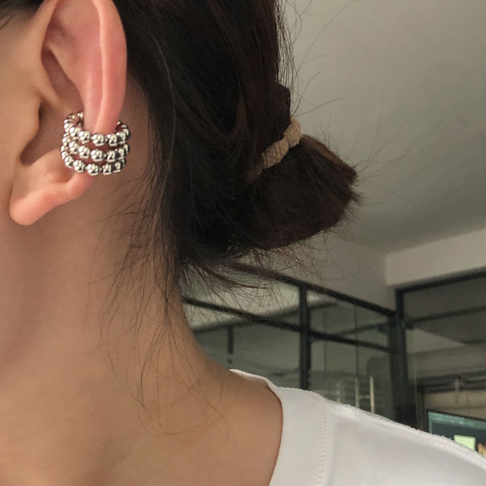 金属球多层耳骨夹耳夹无耳洞