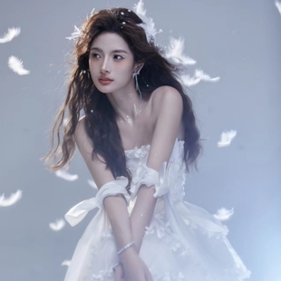 26001国风两面穿皮毛一体 侯允儿限定