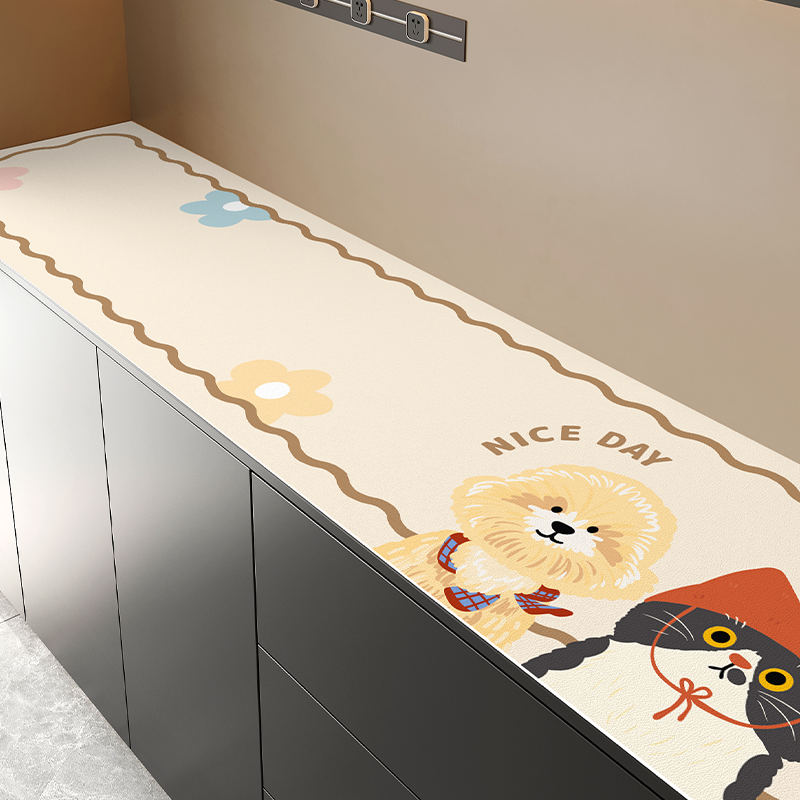 轻奢高级感餐边柜桌垫玄关柜鞋柜防水桌布酒柜电视柜台面保护垫子,居家布艺,桌布,淘宝优惠券,粉丝福利购,淘宝优惠卷