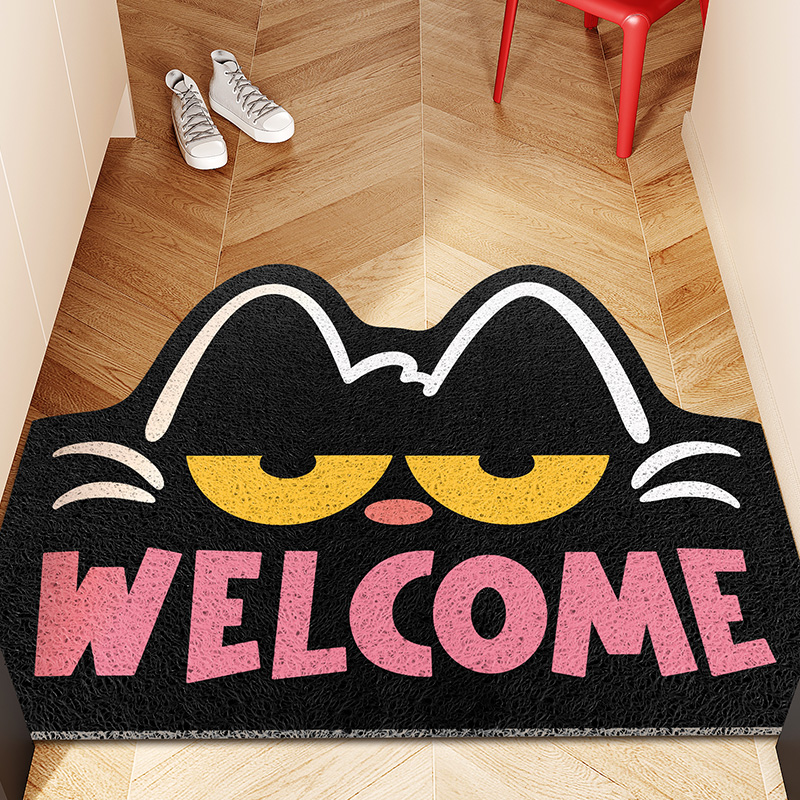 卡通丝圈耐脏免洗入户地垫