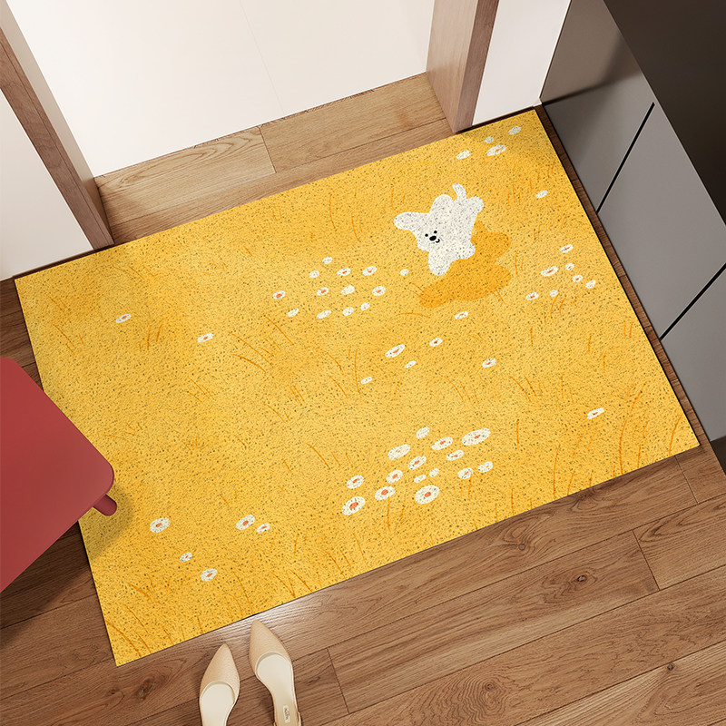 可爱入户丝圈地垫家用门厅耐脏玄关防滑蹭土门垫可裁剪玄关脚踏垫,居家布艺,入户地垫,淘宝优惠券,粉丝福利购,淘宝优惠卷