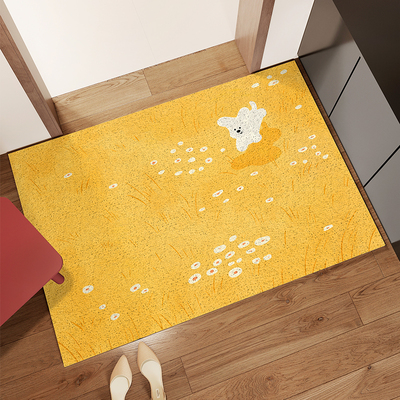 可爱入户丝圈地垫可裁剪玄关脚垫