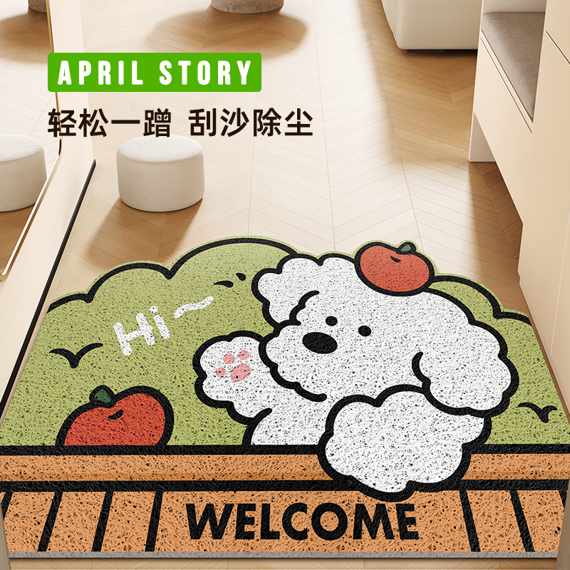 丝圈耐脏免洗入户地垫