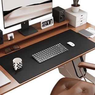 超大鼠标垫老板办公室电脑桌面键盘垫宿舍学习皮革书桌垫大号定制