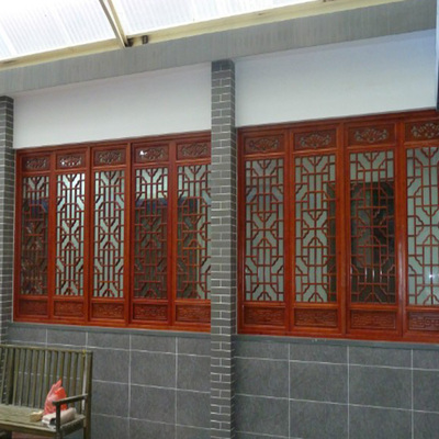 仿古门窗隔断装修定做东阳木雕