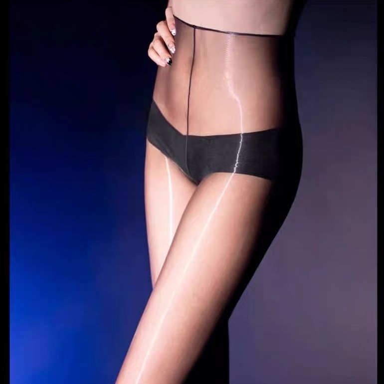 厚黑美学60D缎面耐穿钢丝袜脚底防滑连裤袜微压显瘦jk面膜袜